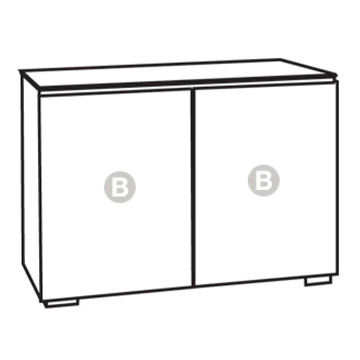 Salamander Chameleon Collection Lancaster 323 Twin AV Cabinet (Rough-Sawn Barnboard Oak)