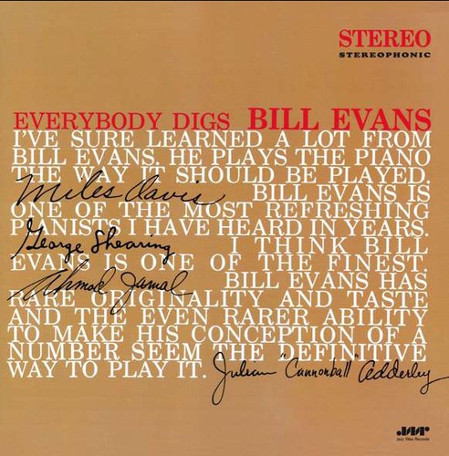 Bill Evans: Everybody Digs Bill Evans [ Record ]