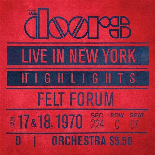 The Doors: Live in New York [ Record ]