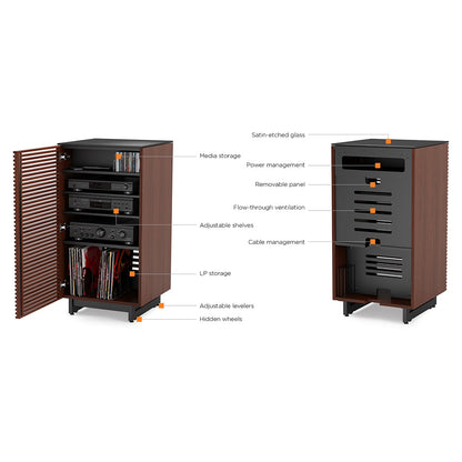 BDI Corridor 8172 Audio Tower (Chocolate Stained Walnut)