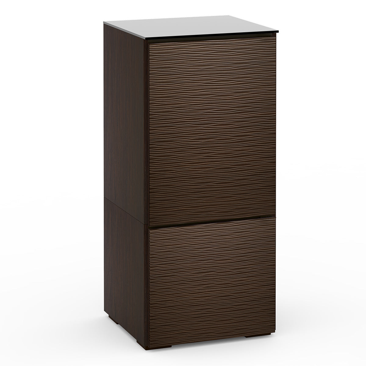 Salamander Chameleon Collection Berlin 517 RM Single Pro Audio Rack (Textured Wenge with Black Glass Top)