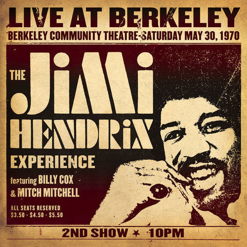 Jimi Hendrix: Jimi Hendrix Experience Live at Berkeley [ Record ]