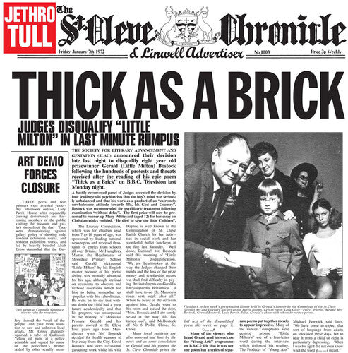 Jethro Tull: Thick As a Brick [ Record ]