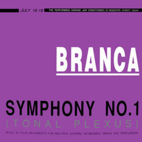 Glenn Branca: Symphony No. 1 (Tonal Plexus) [ Record ]