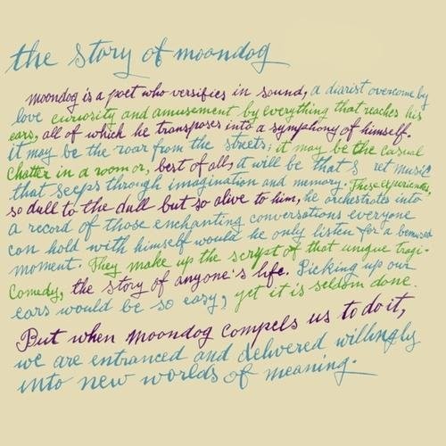 Moondog: Story Of Moondog [ Record ]