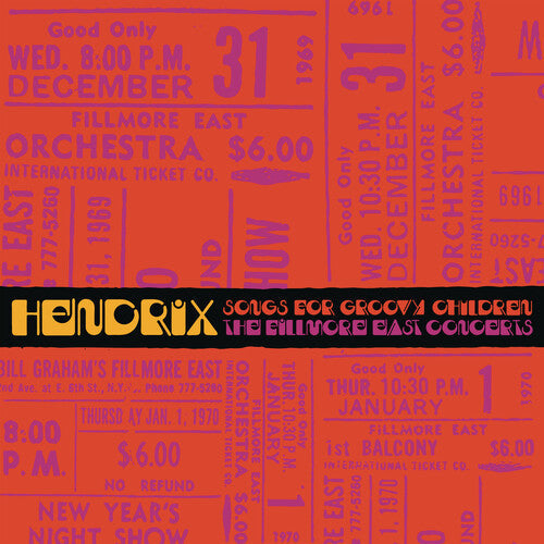 Jimi Hendrix: Songs For Groovy Children: The Fillmore East Concerts [ Record ]