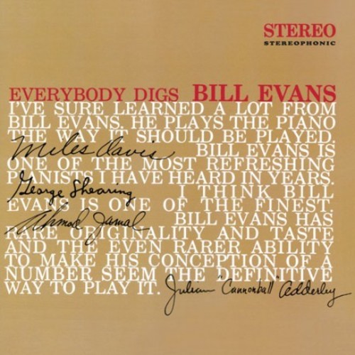 Bill Evans: Everybody Digs Bill Evans [ Record ]