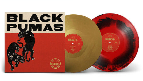 Black Pumas: Black Pumas - Gold / Black & Red Marbled [ Record ]