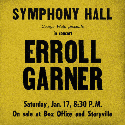 Erroll Garner: Symphony Hall Concert [ Record ]