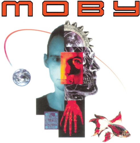 Moby: Moby - Black/White Marble on Blue [ Record ]