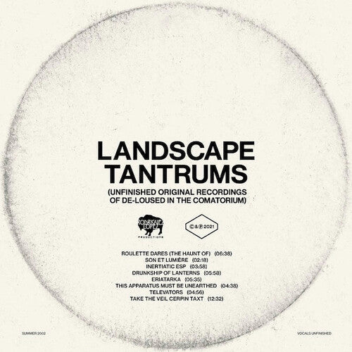 The Mars Volta: Landscape Tantrums: Unfinished Original Recordings Of De-Loused In The Comatorium - Clear Vinyl [ Record ]