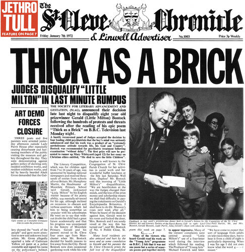 Jethro Tull: Thick As A Brick (50th Anniversary Edition) [ Record ]