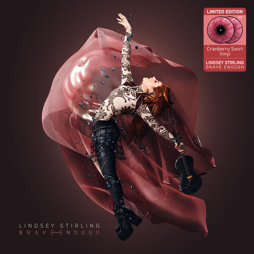 Lindsey Stirling: Brave Enough- Cranberry Swirl [ Record ]