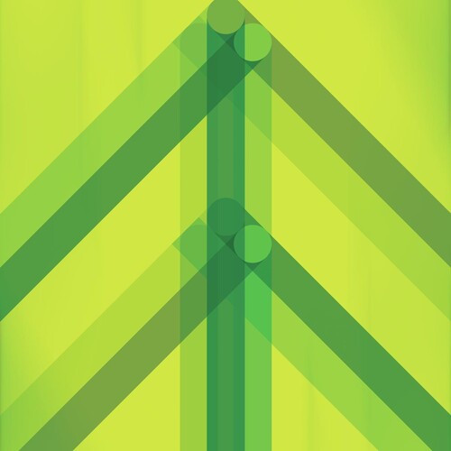 El Ten Eleven: Every Direction Is North - Green Glass [ Record ]