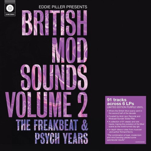 Various Artists: Eddie Piller Presents British Mod Sounds Of The 1960s Volume 2: The Freakbeat & Psych Years / Various - 6LP Boxset on 140-Gram Purple Colored Vinyl [ Record ]