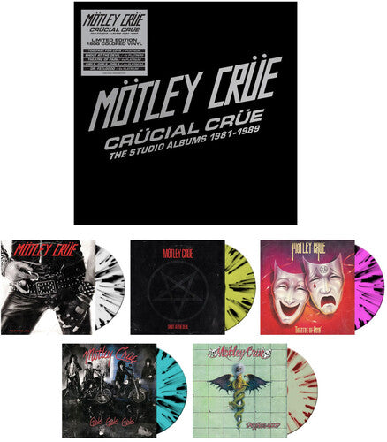 Motley Crue: Crucial Crue: The Studio Albums 1981-1989 [ Record ]
