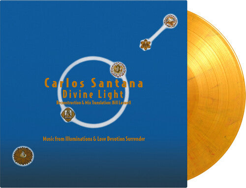 Carlos Santana: Divine Light: Reconstruction & Mix Translation By Bill Laswell - Limited Gatefold 180-Gram Yellow, Red & Black Marble Colored Vinyl [ Record ]