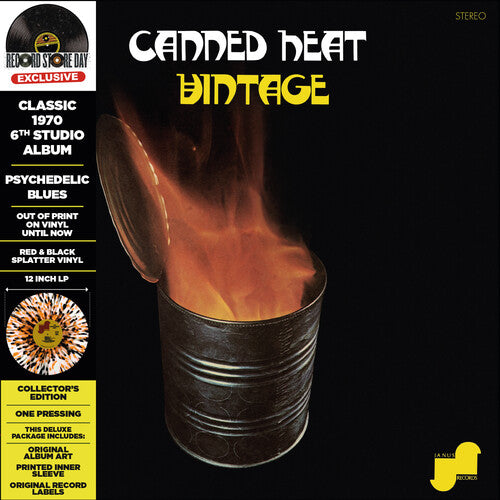 Canned Heat: Vintage - Red/Black Splatter [ Record ]