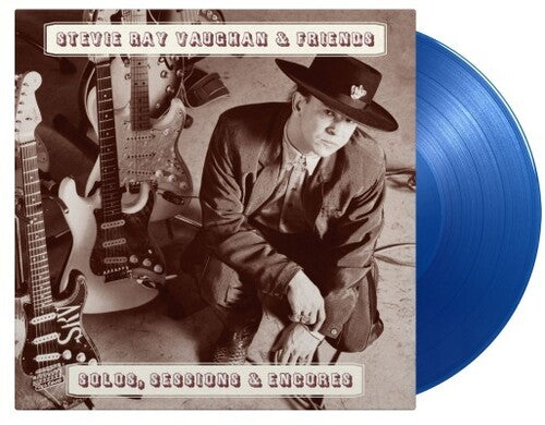 Vaughan, Stevie Ray & Friends: Solos Sessions & Encores - Limited 180-Gram Translucent Blue Colored Vinyl [ Record ]