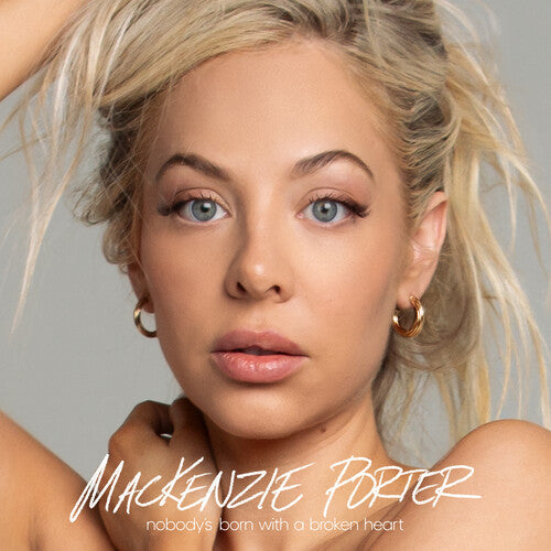 Mackenzie Porter: Nobody's Born with a Broken Heart - Smokey Grey/Blue & White [ Record ]
