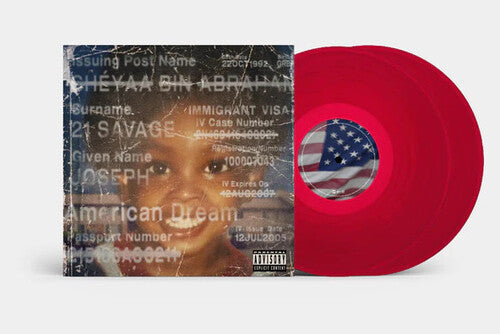 JID feat. 21 Savage and Baby Tate: American Dream - Red Colored Vinyl [ Record ]