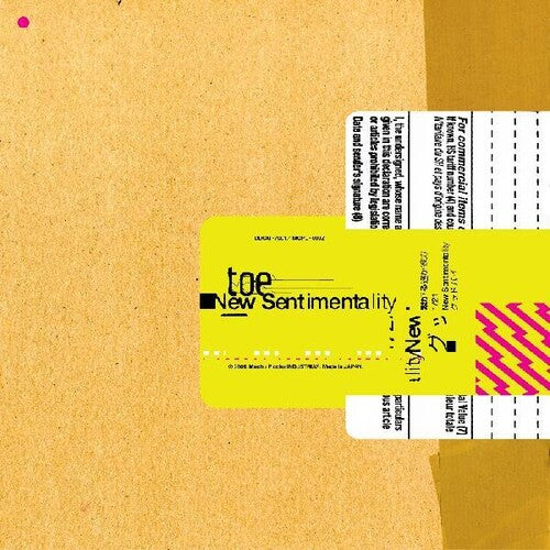 Toe: New Sentimentality [ Record ]