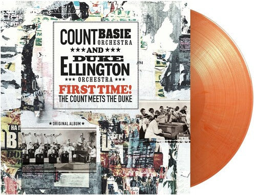 Ellington, Duke / Basie, Count: First Time! The Count Meets The Duke - Ltd Orange & White Vinyl [ Record ]