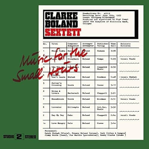 Clarke-Boland Sextett: Music For The Small Hours [ Record ]