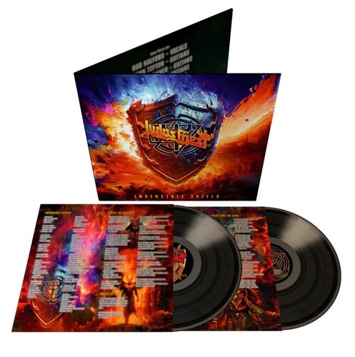 Judas Priest: Invincible Shield - Deluxe Gatefold Black Vinyl with Alternate Cover Artwork [ Record ]