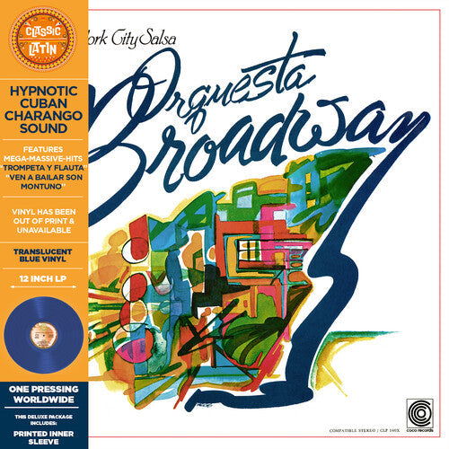 Orquestra Broadway: New York City Salsa - Translucent Blue [ Record ]