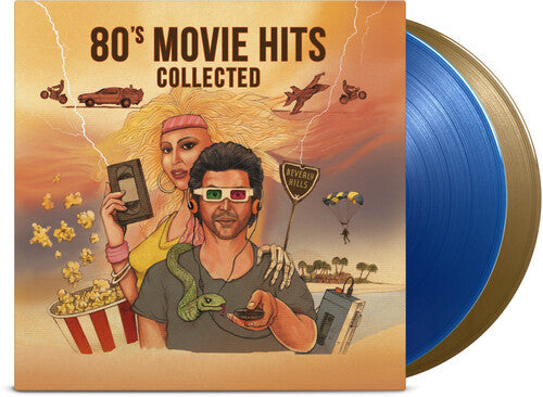 80's Movie Hits Collected / Various: 80's Movie Hits Collected / Various - Limited 180-Gram Translucent Blue & Gold Colored Vinyl [ Record ]