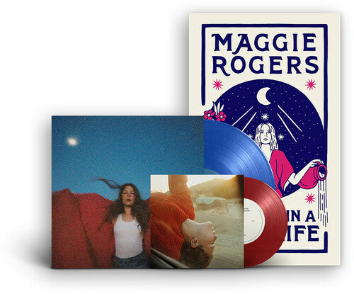 Maggie Rogers: Heard It In A Past Life: 5th Anniversary - Deluxe Edition on Blue Colored Vinyl with Bonus Red Colored 7-Inch Vinyl & Poster [ Record ]