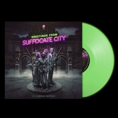 The Funeral Portrait: Greetings From Suffocate City - Neon Green [ Record ]