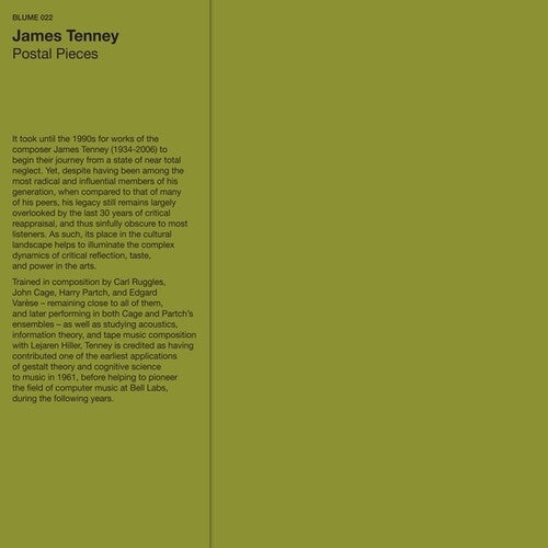 James Tenney: Postal Pieces [ Record ]