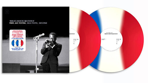 Miles Davis: Paris Jazz Festival, Salle Pleyel 10/1/1964 (2 LP) (140g Vinyl/ Blue, White & Red French Flag Inspired Vinyl) [ Record ]