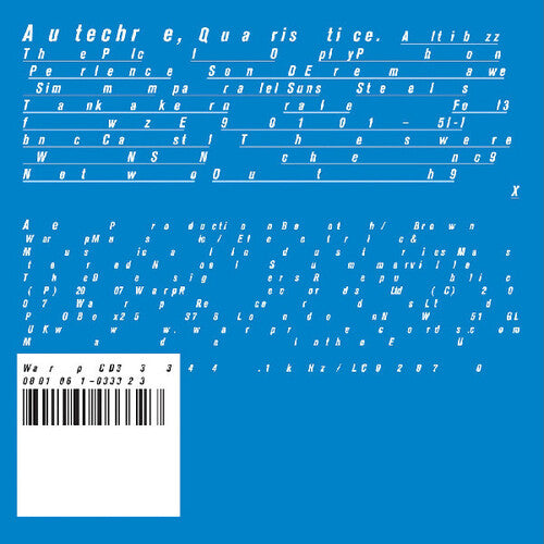 Autechre: Quaristice [ Record ]