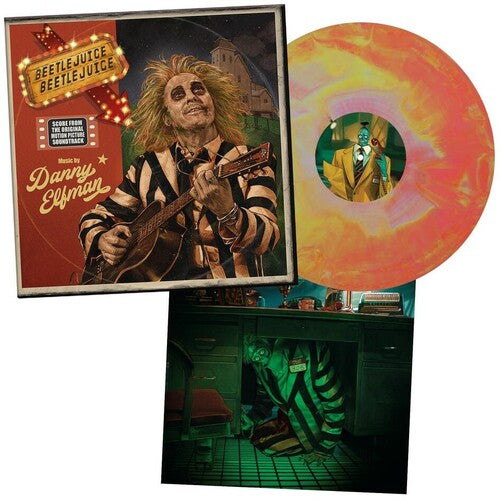 Danny Elfman: Beetlejuice Beetlejuice (Original Soundtrack) - Limited Australian Exclusive Pink & Yellow Colored Vinyl [ Record ]