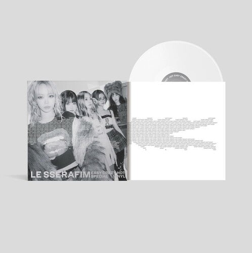 Le Sserafim: 'EASY-CRAZY-HOT' SPECIAL VINYL [SILVER WHITE] [ Record ]