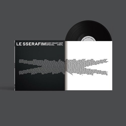 Le Sserafim: 'EASY-CRAZY-HOT' SPECIAL VINYL [CARBON BLACK] [ Record ]