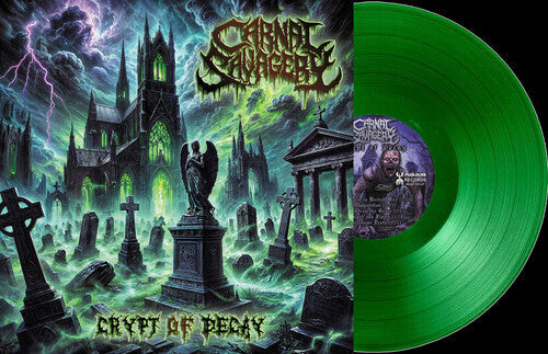 Carnal Savagery: Crypt of Decay - Cemetery Green [ Record ]