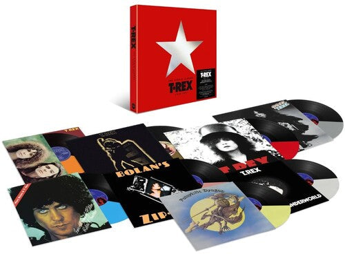 T.Rex: The Studio Albums 1970-1977 - Half & Half Colored Vinyl 8LP Box Set [ Record ]
