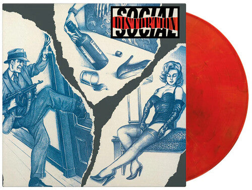 Social Distortion: Social Distortion - Limited 180-Gram Translucent Red, Black & White Marble Colored Vinyl [ Record ]